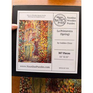 Nautilus Wooden Puzzle La Primavera Spring by Galileo Chini 367 Pieces